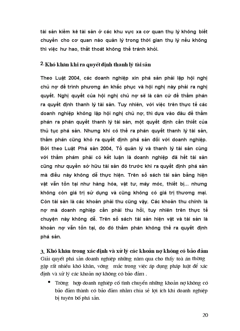 image for page Quy định pháp luật về thủ tục thanh lý tài sản thanh toán các khoản nợ của Doang nghiệp hợp tác xã lâm vào tình trạng phá sản và thực tiễn áp dụng thủ tục đó