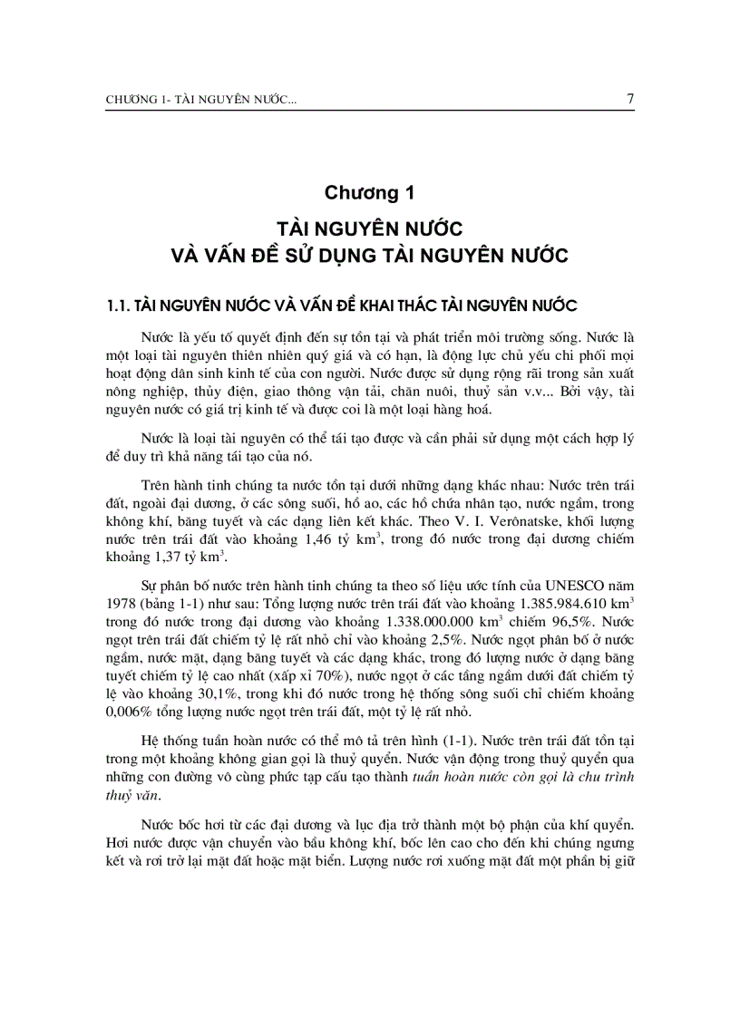 image for page Giáo trình quy hoạch và quản lý nguồn nước