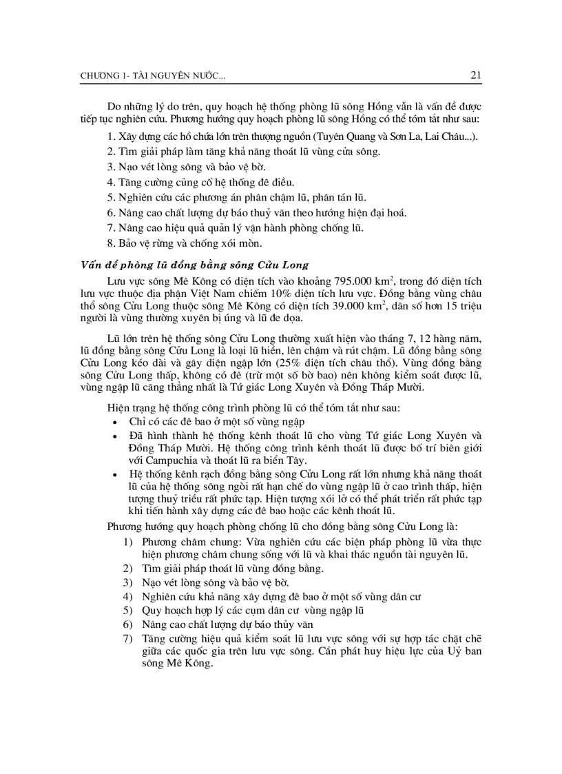 image for page Giáo trình quy hoạch và quản lý nguồn nước