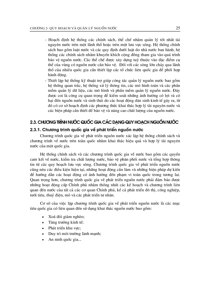 image for page Giáo trình quy hoạch và quản lý nguồn nước