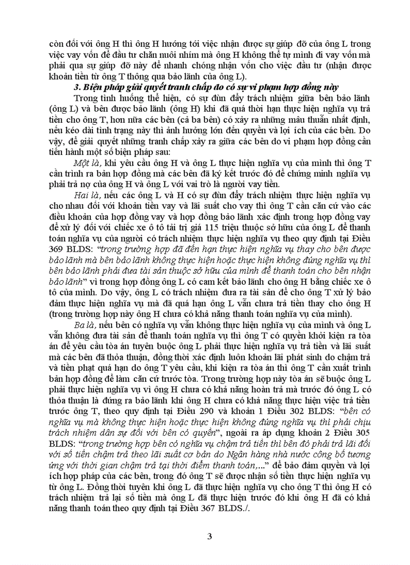 image for page Xây dựng một tình huống liên quan đến hợp đồng vay tài sản có biện pháp bảo lãnh phân tích các mối quan hệ pháp luật trong tình huống