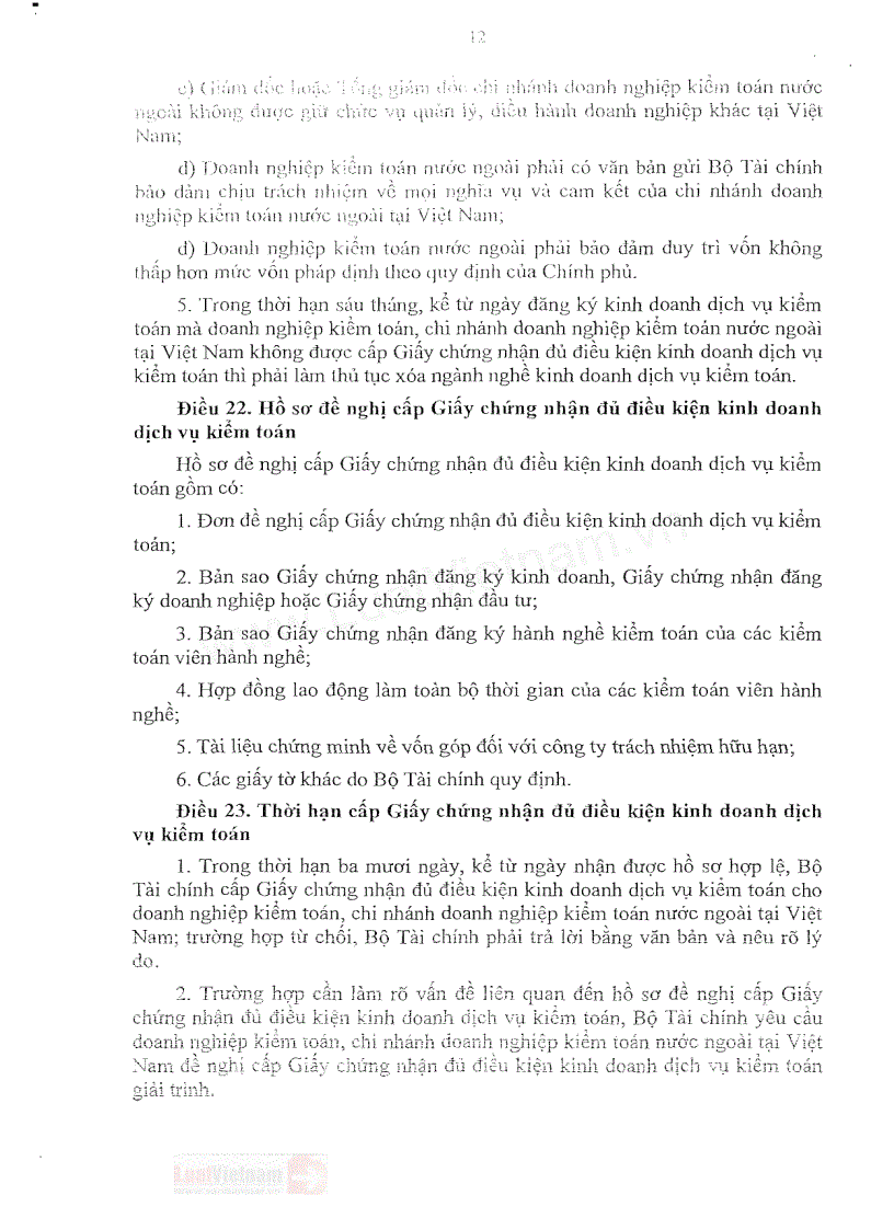 image for page Luật kiểm toán độc lập