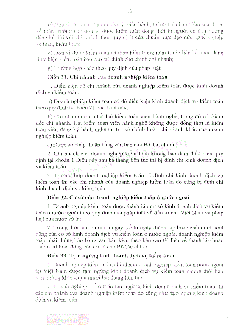 image for page Luật kiểm toán độc lập