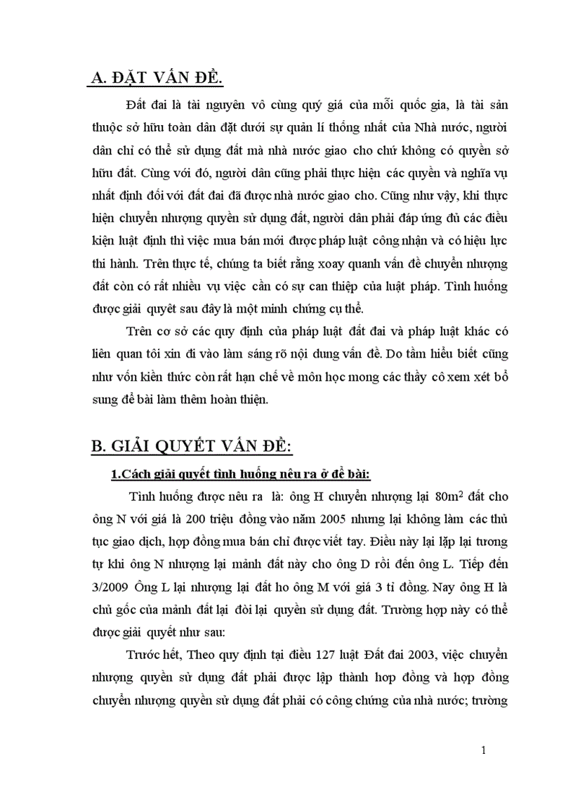 image for page Chuyển nhượng quyền sử dụng đất