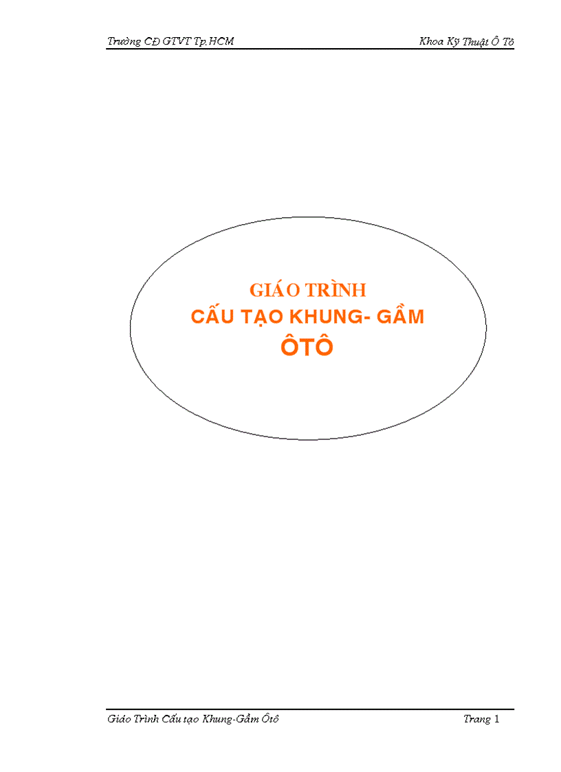 image for page Giáo trình cấu tạo khung gầm ôtô