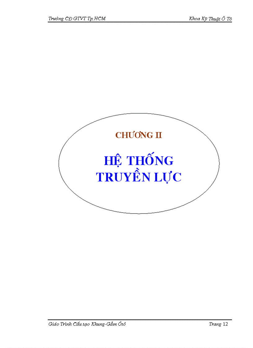 image for page Giáo trình cấu tạo khung gầm ôtô