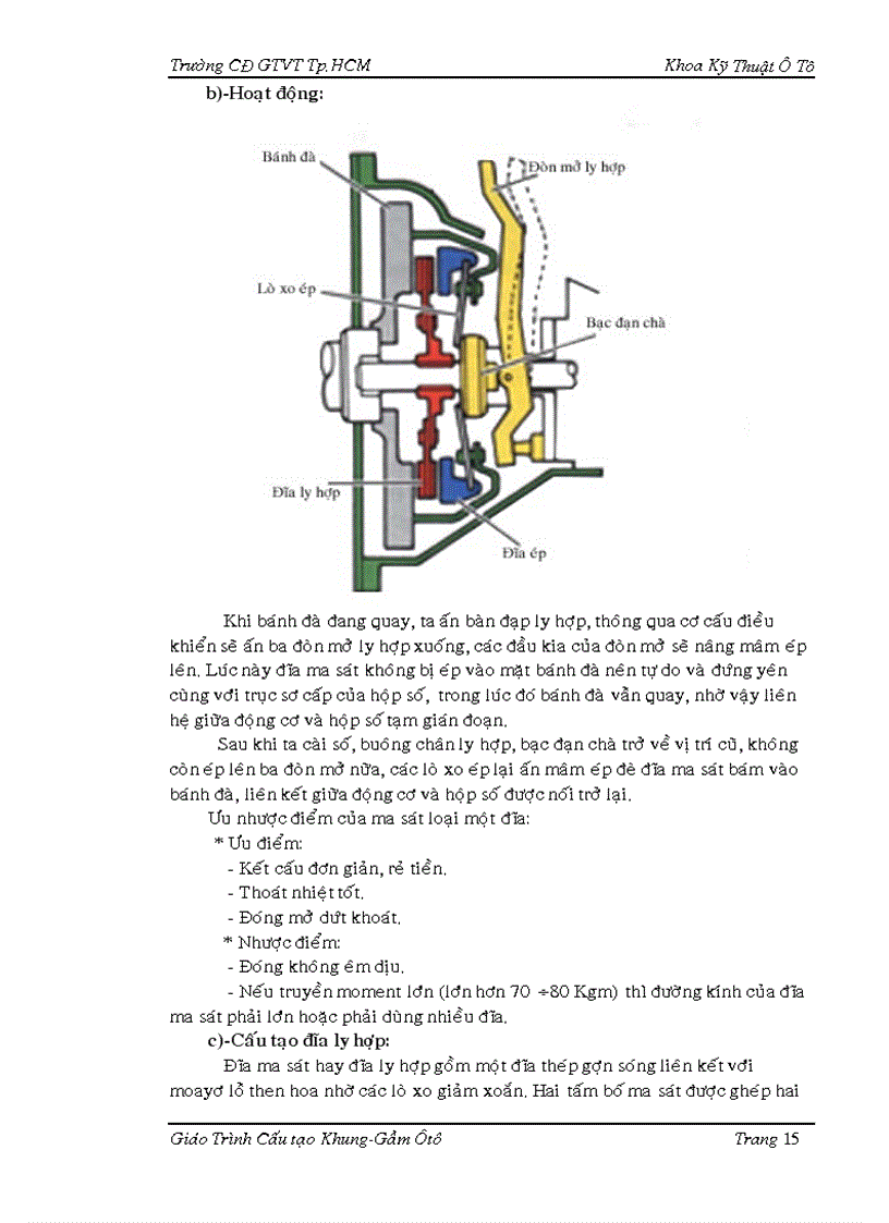 image for page Giáo trình cấu tạo khung gầm ôtô