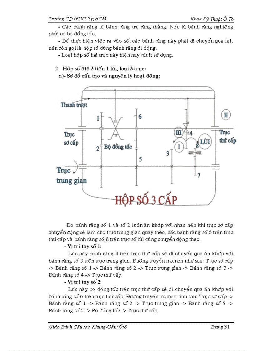 image for page Giáo trình cấu tạo khung gầm ôtô