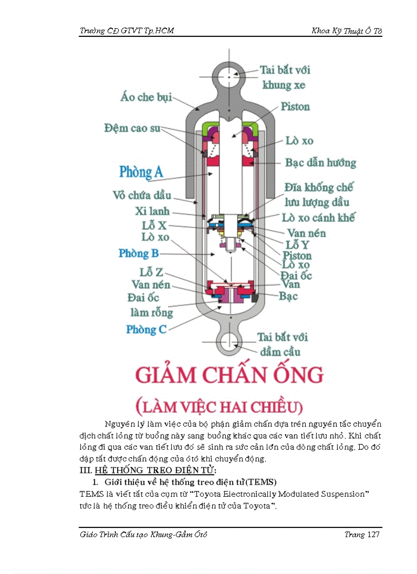 image for page Giáo trình cấu tạo khung gầm ôtô