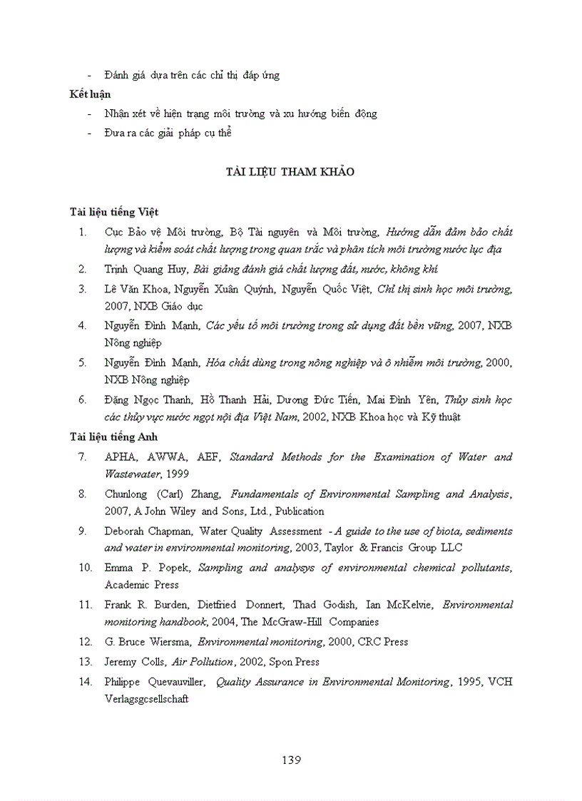 image for page Bài giảng quan trắc môi trường