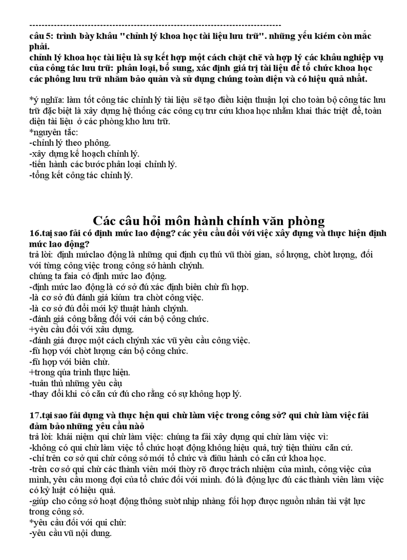 image for page Tổng hợp câu hỏi và đáp án thi hành chính văn phòng văn thư lưu trữ