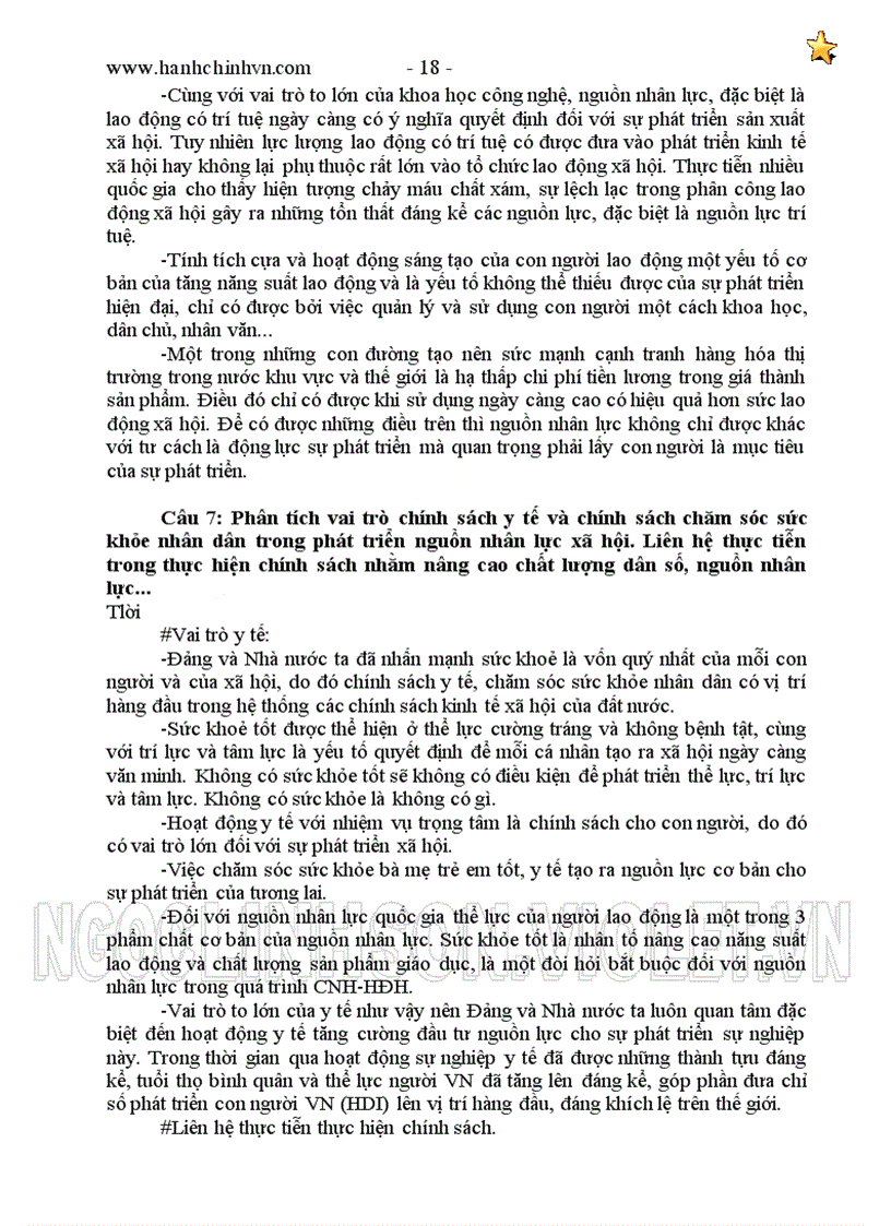 image for page Đề cương ôn tập môn quản lý nguồn nhân lực xã hội