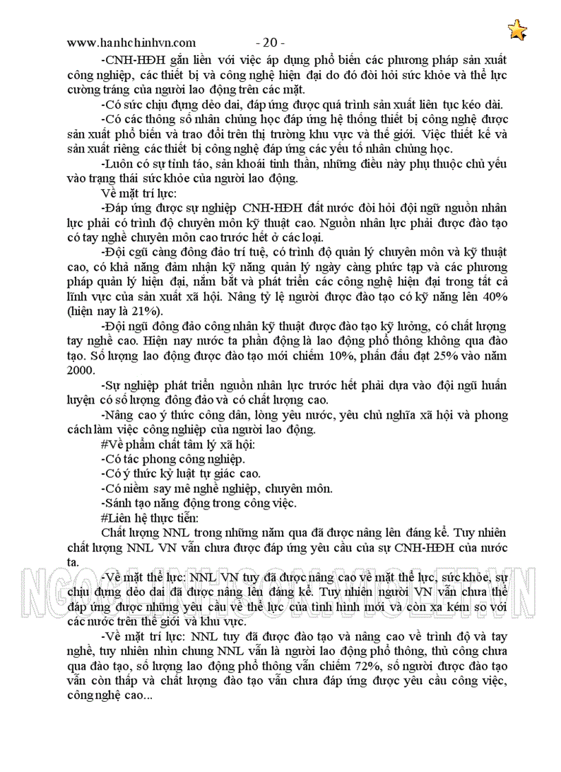 image for page Đề cương ôn tập môn quản lý nguồn nhân lực xã hội