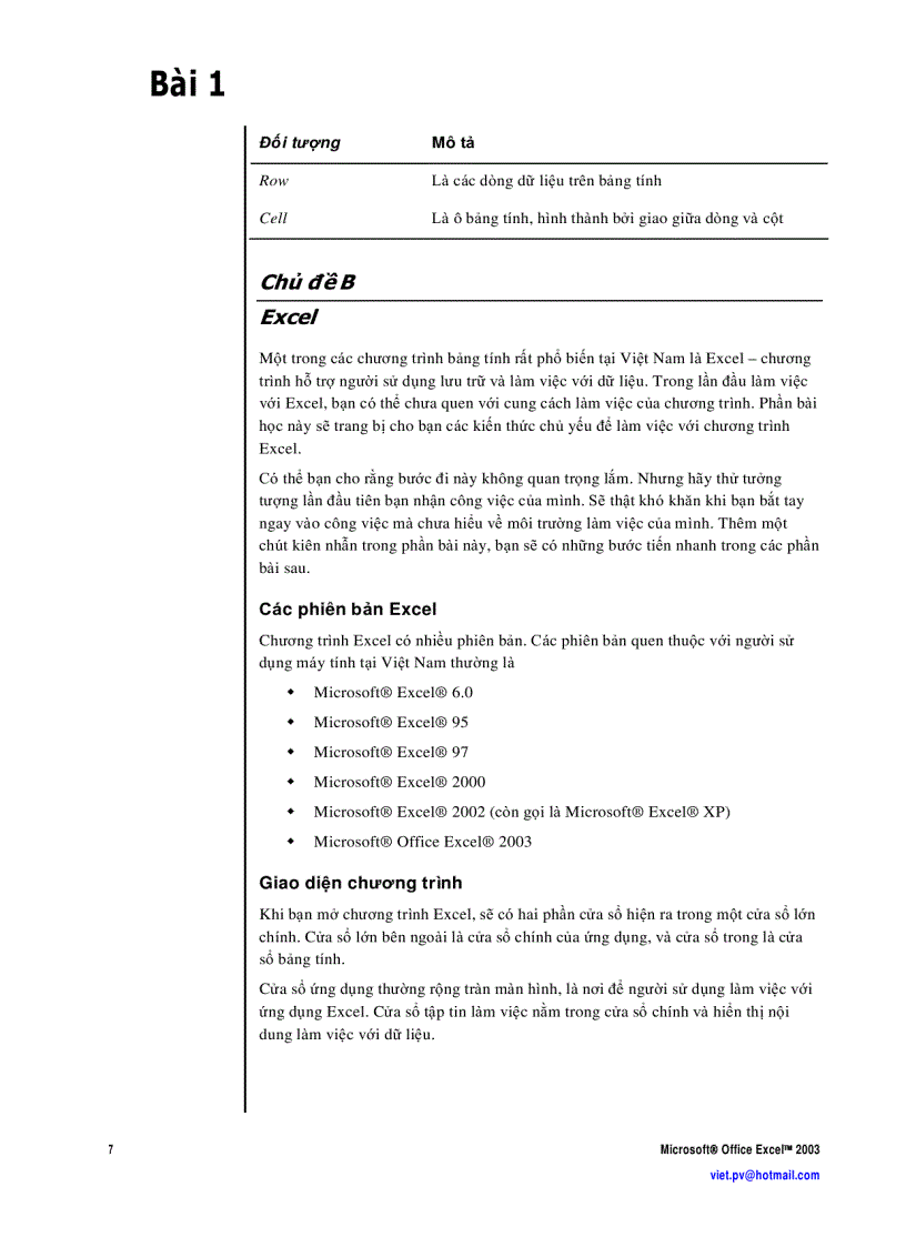 image for page Excel căn bản 2