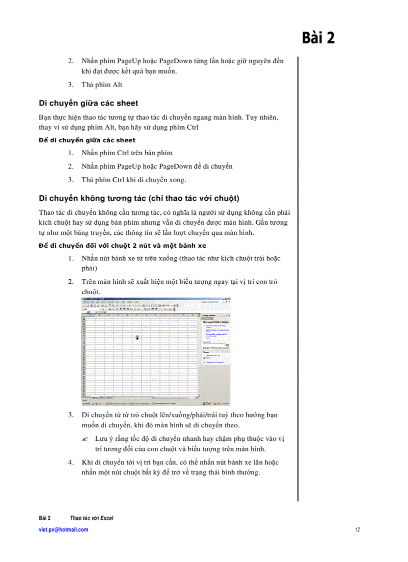 image for page Excel căn bản 2