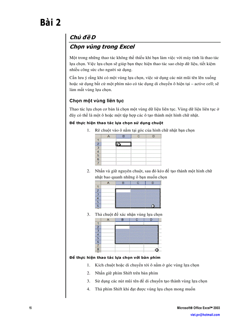 image for page Excel căn bản 2