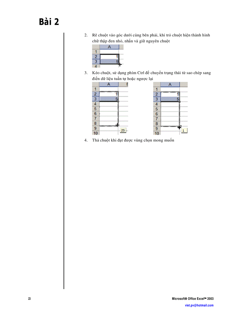 image for page Excel căn bản 2