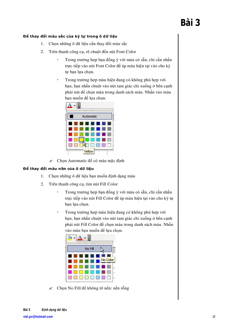 image for page Excel căn bản 2