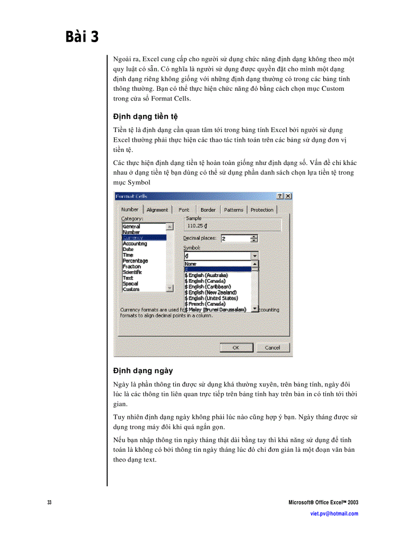 image for page Excel căn bản 2