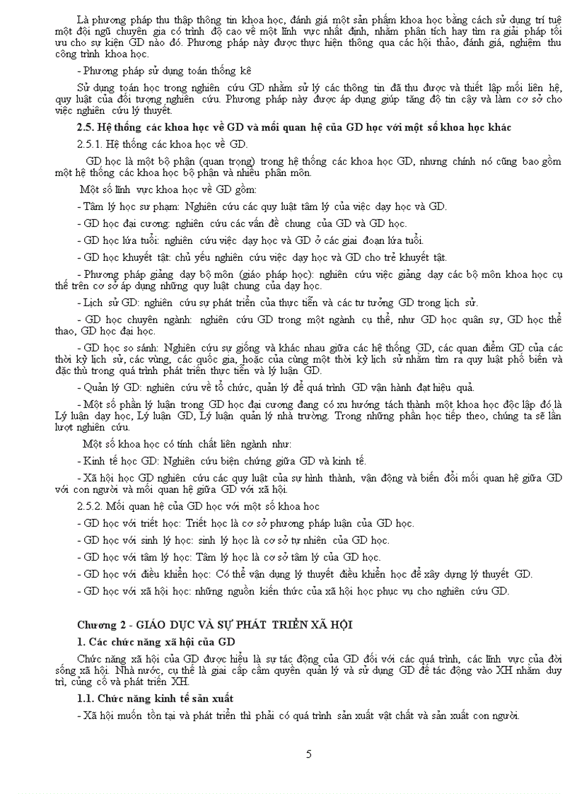 image for page Đề cương bộ môn giáo dục học