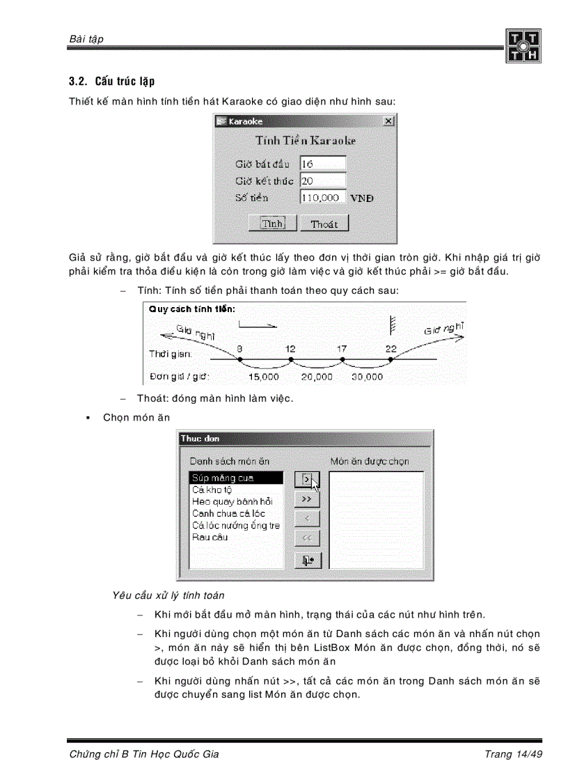image for page Tài liệu hướng dẫn học tin học trình độ B phần Query Report Form và lập trình VBA lý thuyết lẫn bài tập