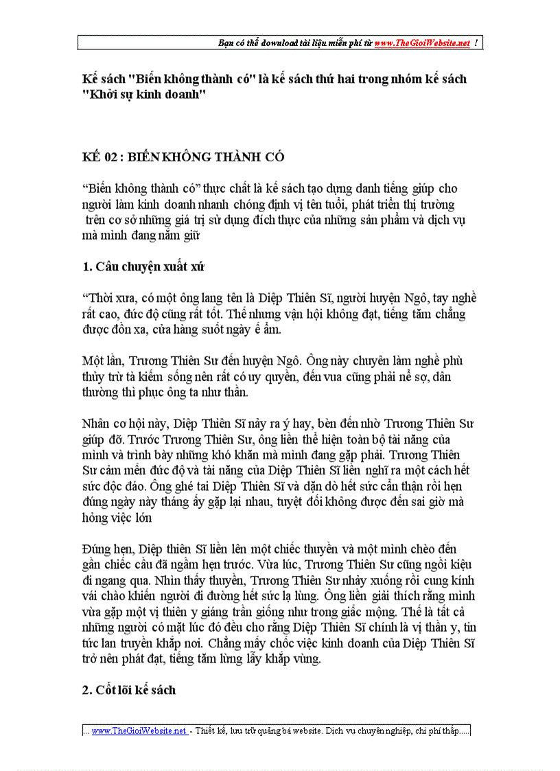 image for page Kế sách kinh doanh