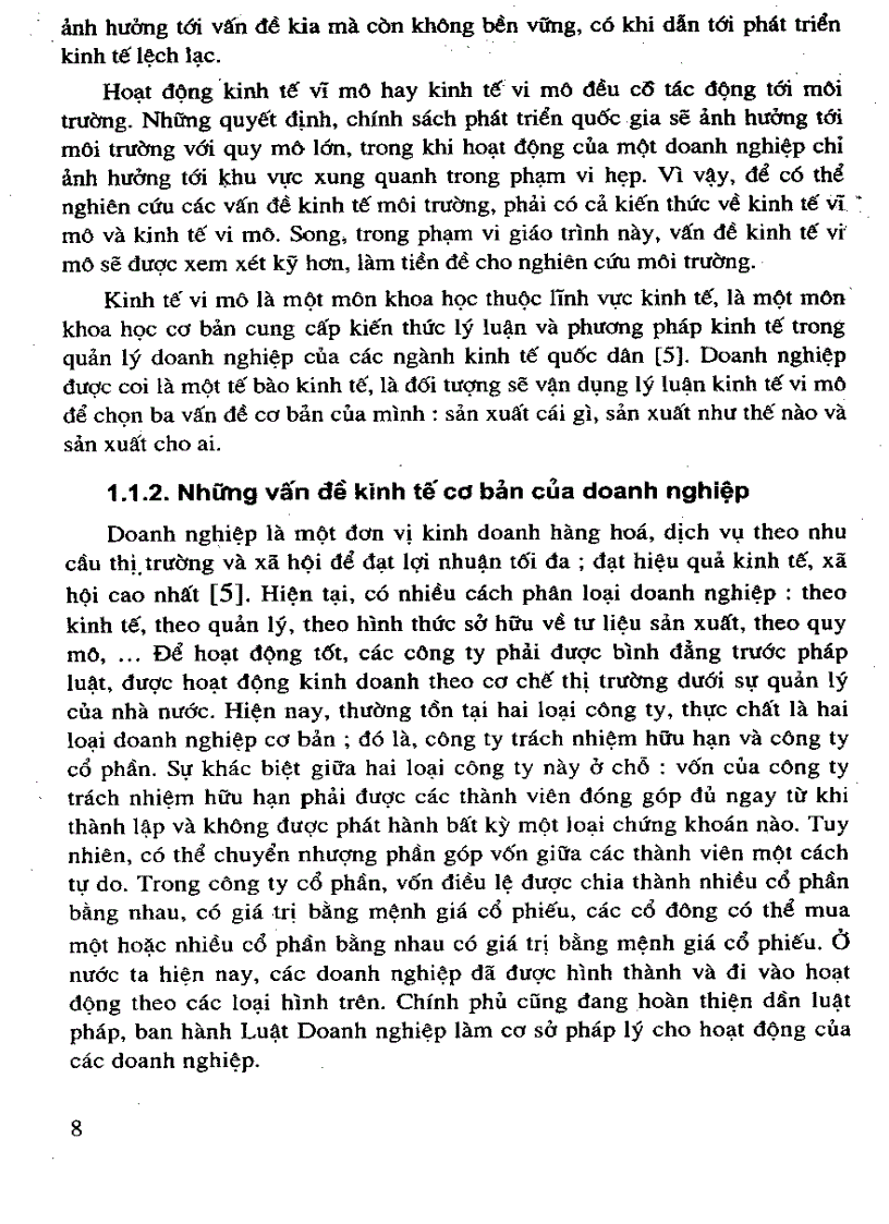 image for page Giáo trình kinh tế môi trường PGS TS Hoàng xuân cơ