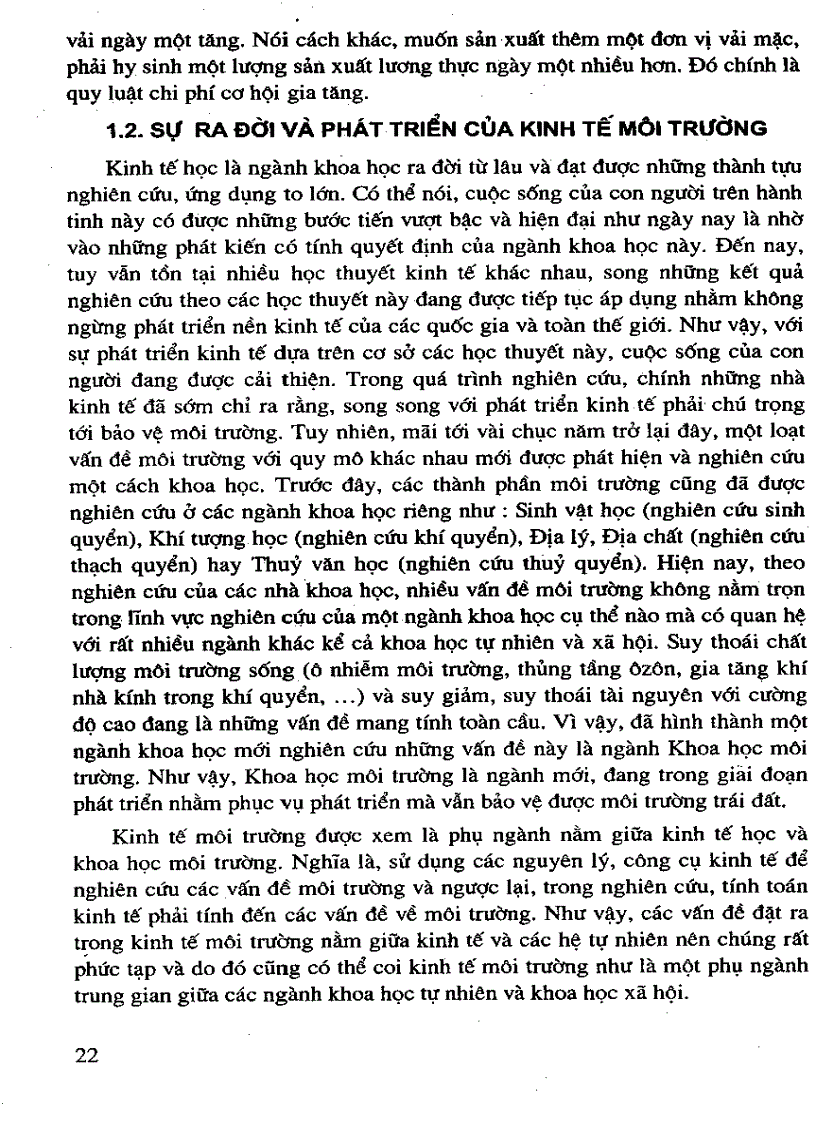 image for page Giáo trình kinh tế môi trường PGS TS Hoàng xuân cơ