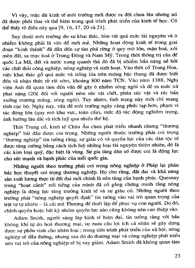 image for page Giáo trình kinh tế môi trường PGS TS Hoàng xuân cơ
