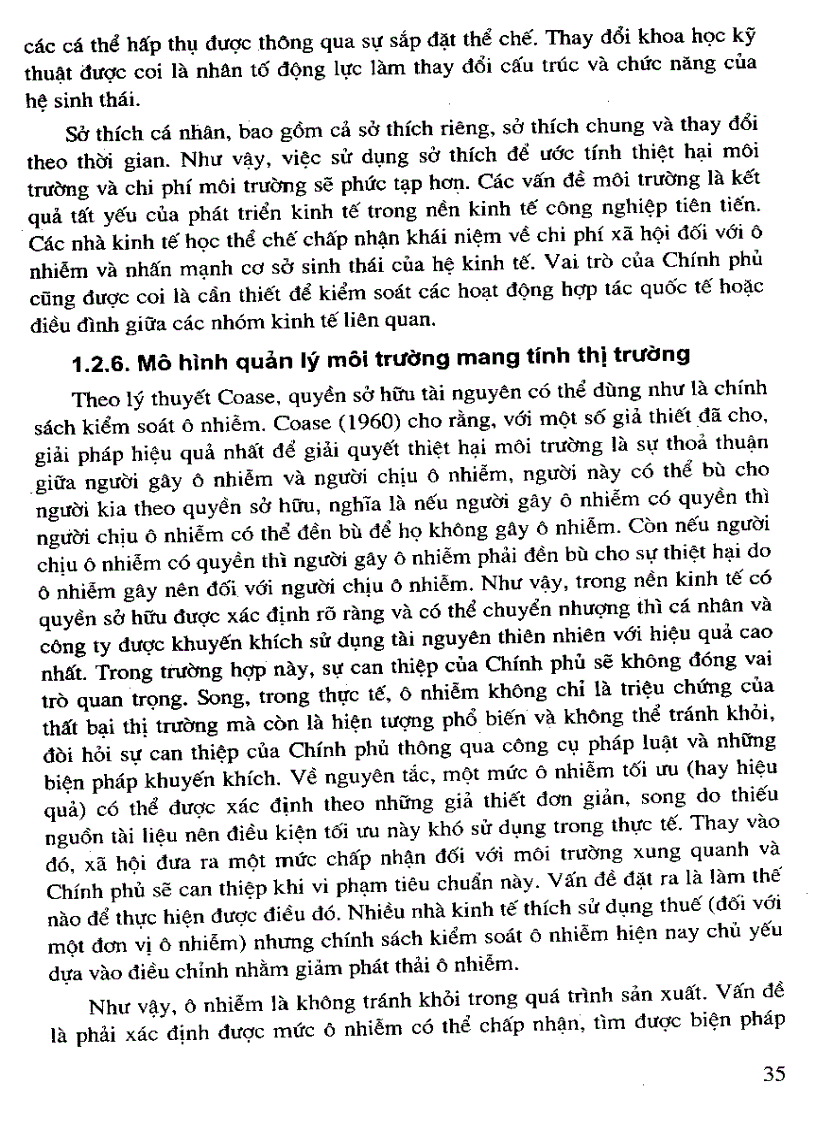 image for page Giáo trình kinh tế môi trường PGS TS Hoàng xuân cơ