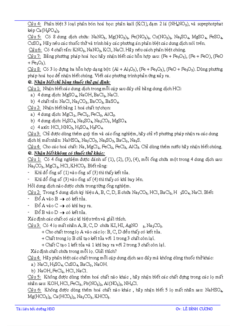 image for page Tài liệu bồi dưỡng học sinh giỏi hóa học