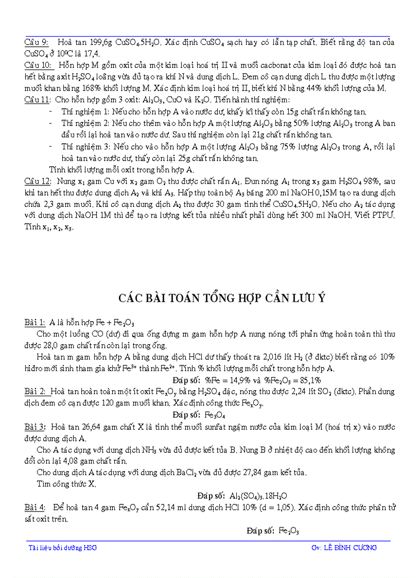 image for page Tài liệu bồi dưỡng học sinh giỏi hóa học