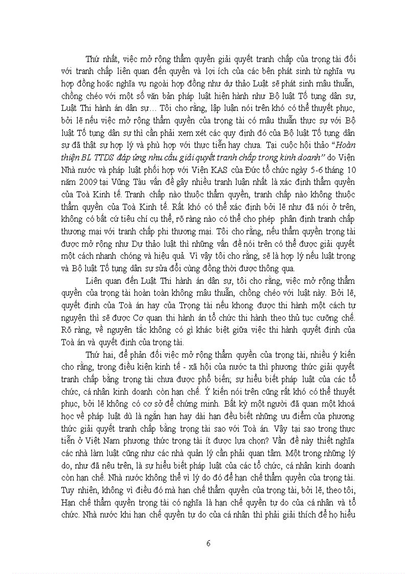 image for page Những luận cứ để mở rộng thẩm quyền của trọng tài