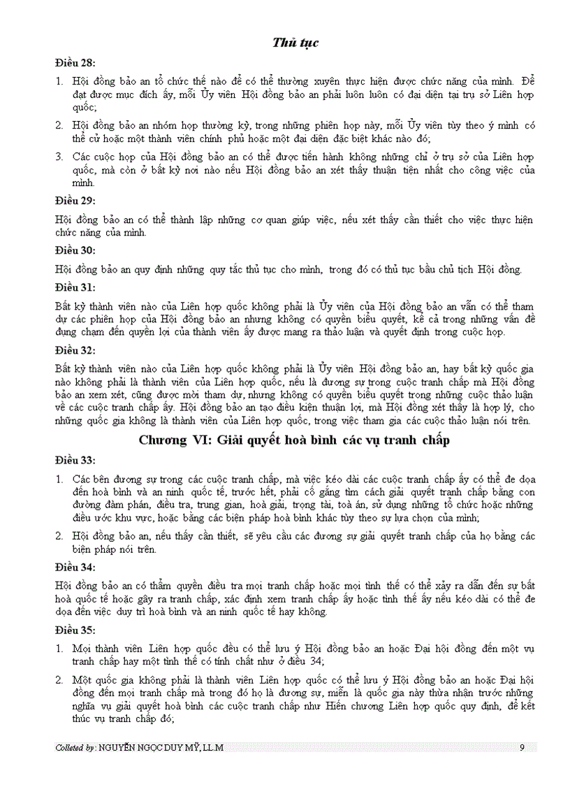 image for page Tập hợp một số văn bản tham khảo dùng cho môn học LUẬT QUỐC TẾ