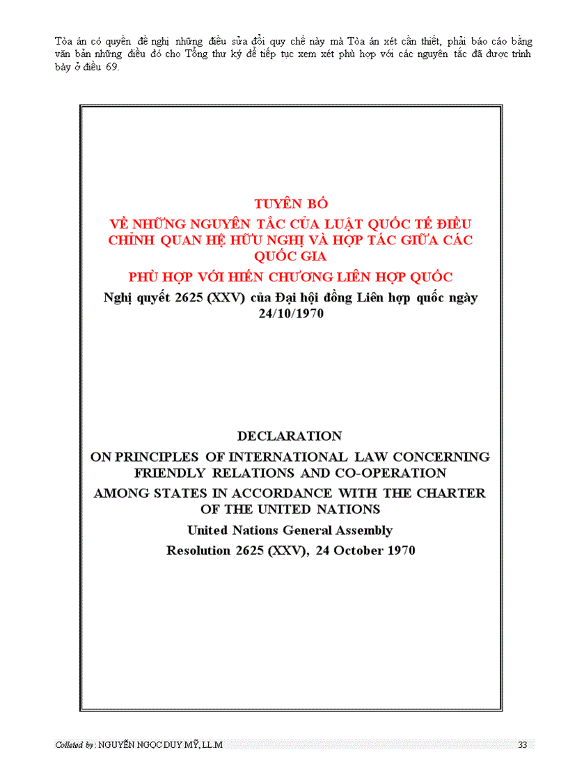 image for page Tập hợp một số văn bản tham khảo dùng cho môn học LUẬT QUỐC TẾ