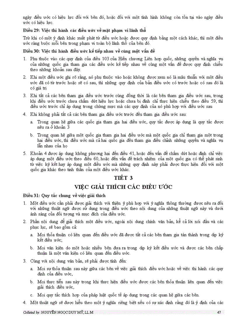 image for page Tập hợp một số văn bản tham khảo dùng cho môn học LUẬT QUỐC TẾ