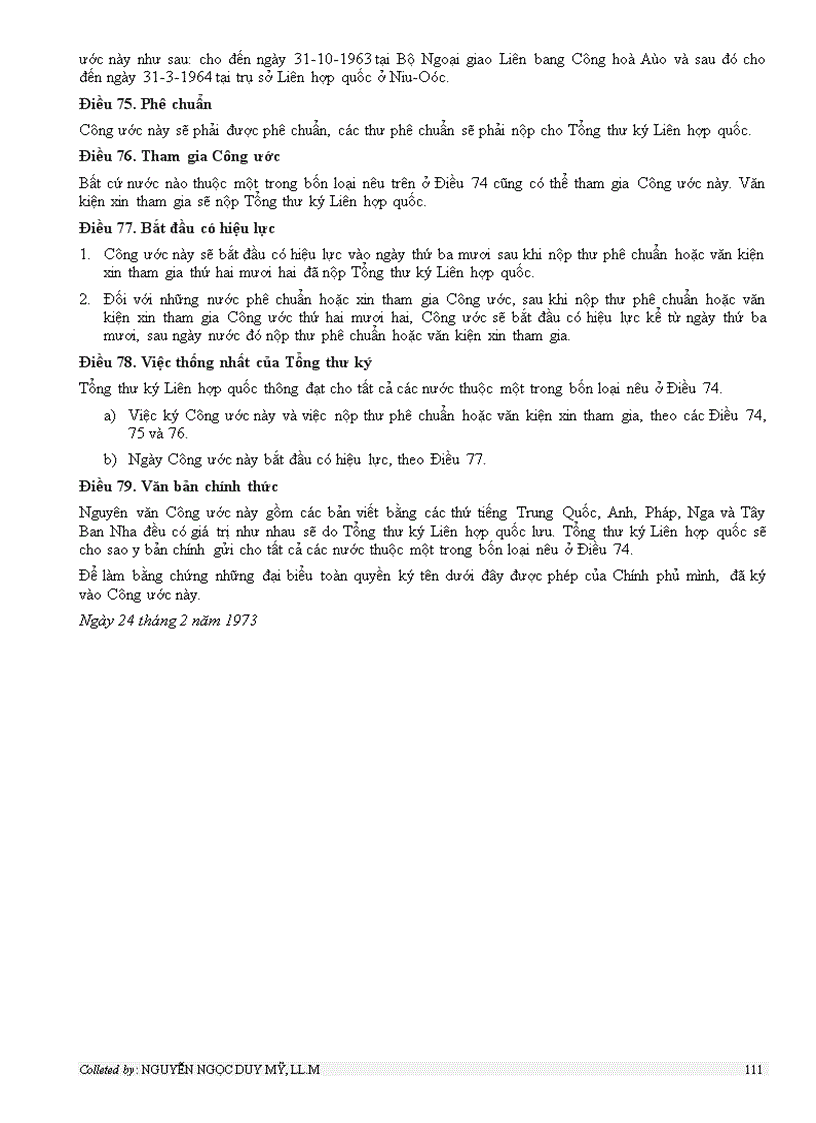 image for page Tập hợp một số văn bản tham khảo dùng cho môn học LUẬT QUỐC TẾ