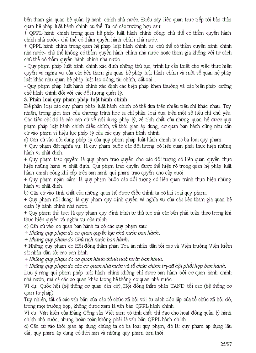 image for page Bài giảng môn Luật hành chính trường Đại học Luật Hà Nội