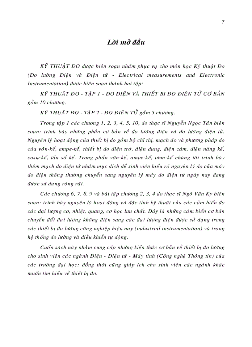 image for page Giáo trình kỹ thuật đo tập 1 đo điện
