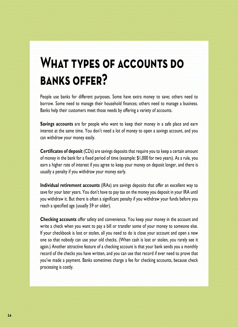 image for page Basic banking