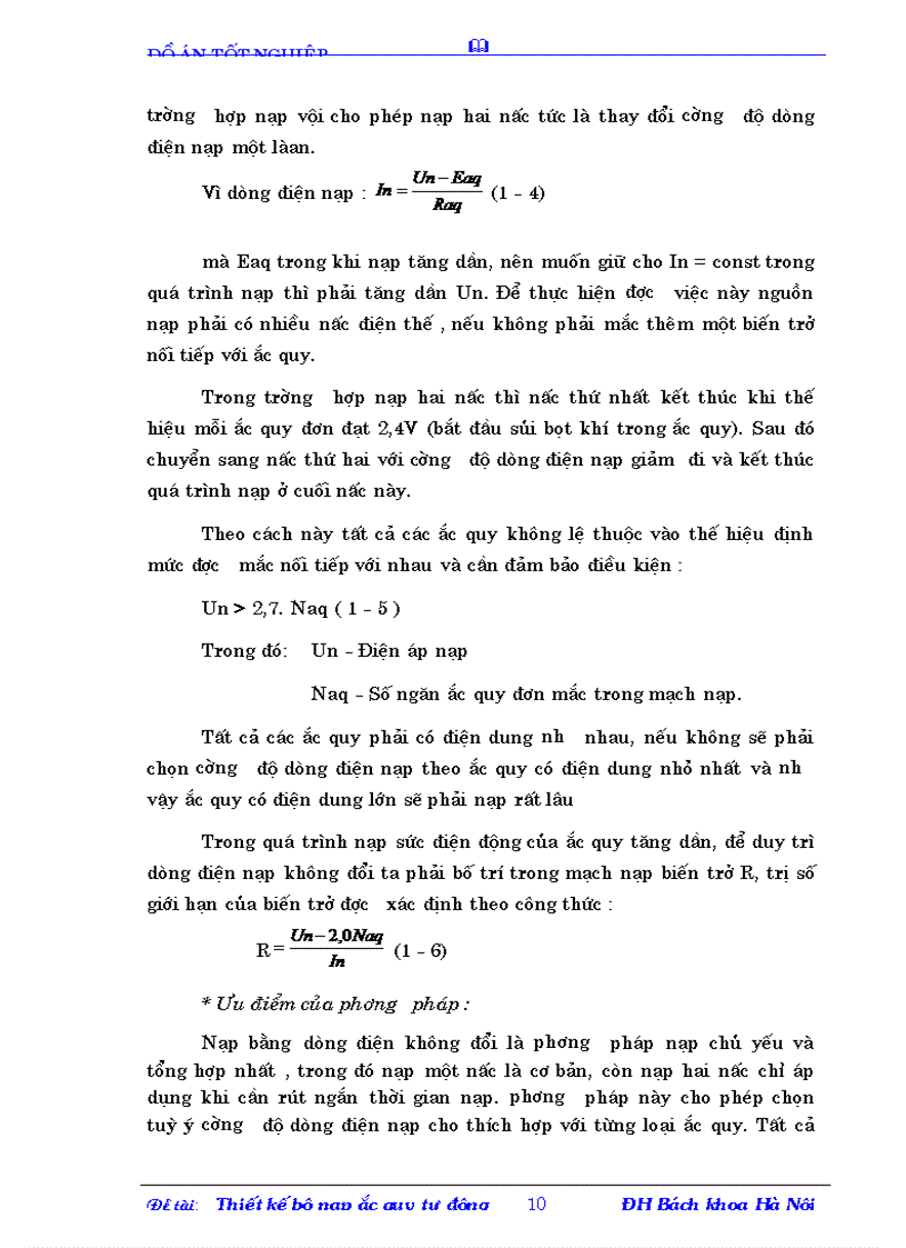 image for page Đồ án Thiết kế bộ nạp ắc qui tự động TĐH BK