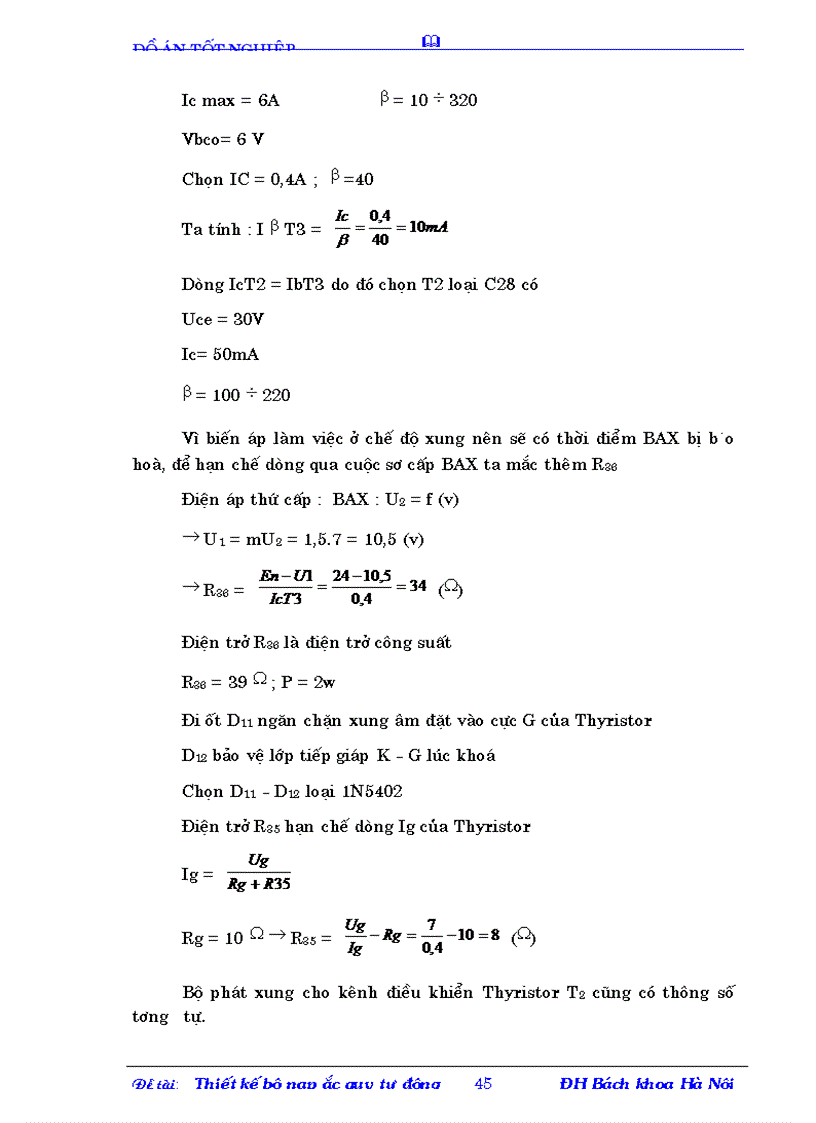 image for page Đồ án Thiết kế bộ nạp ắc qui tự động TĐH BK