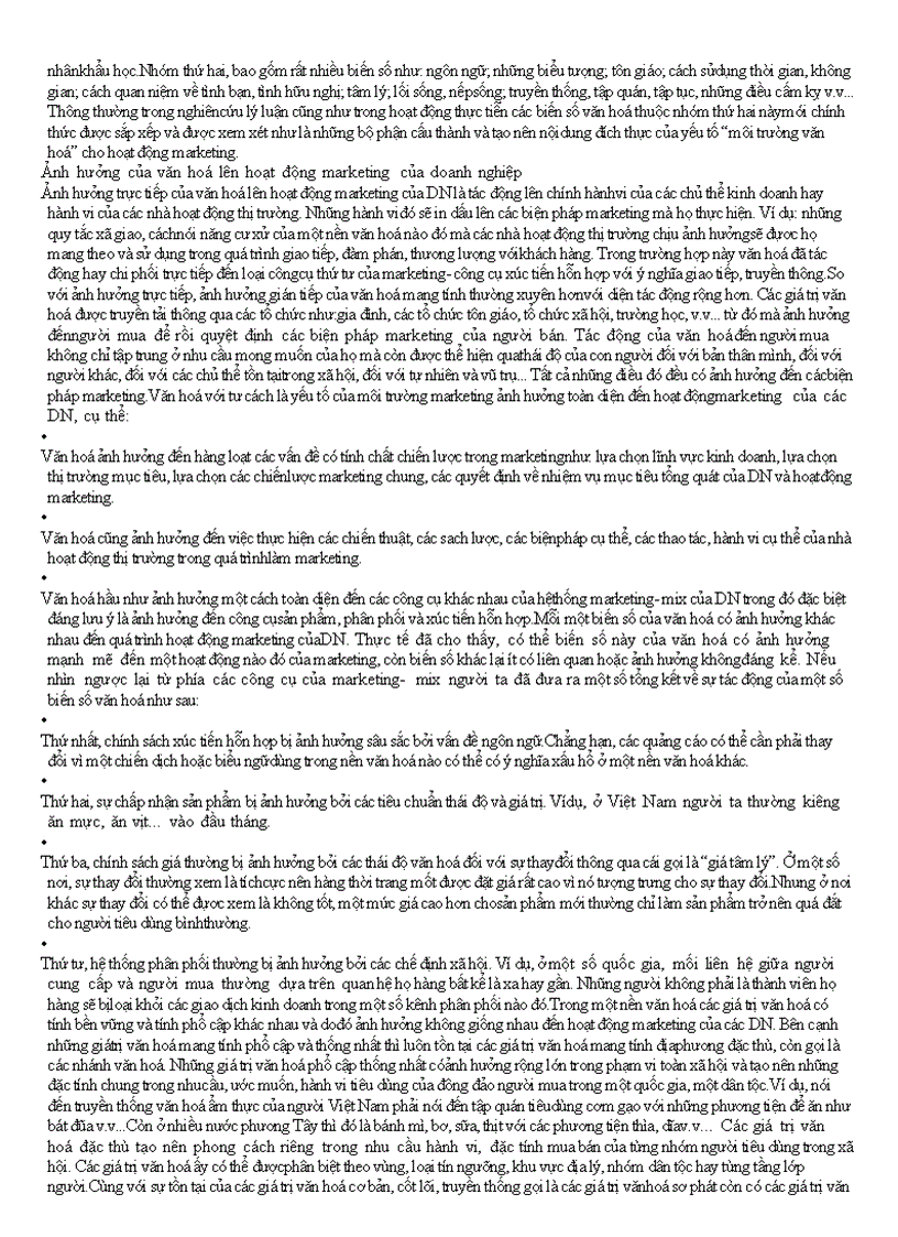 image for page Câu hỏi ôn tập môn marketing căn bản