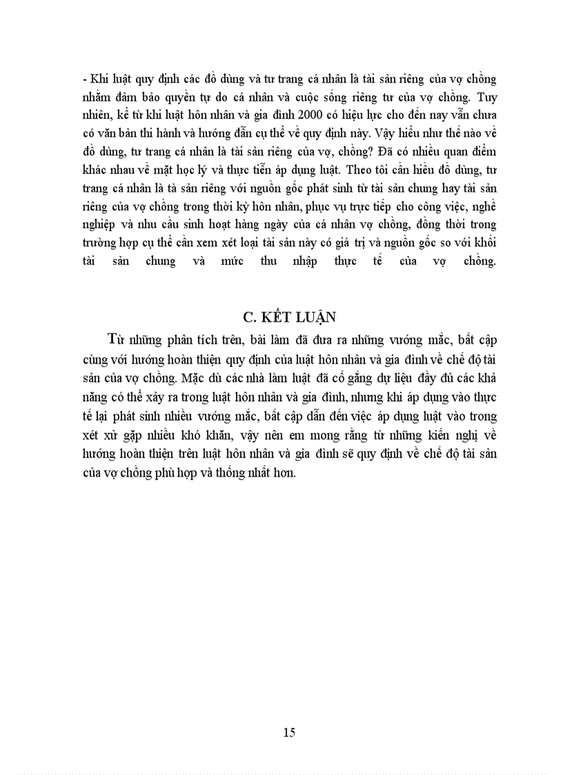 image for page Những vướng mắc bất cập và hướng hoàn thiện của luật hngd về chế độ tài sản của vợ chồng