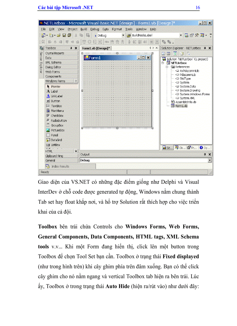 image for page Bài tập Visual Studio Net