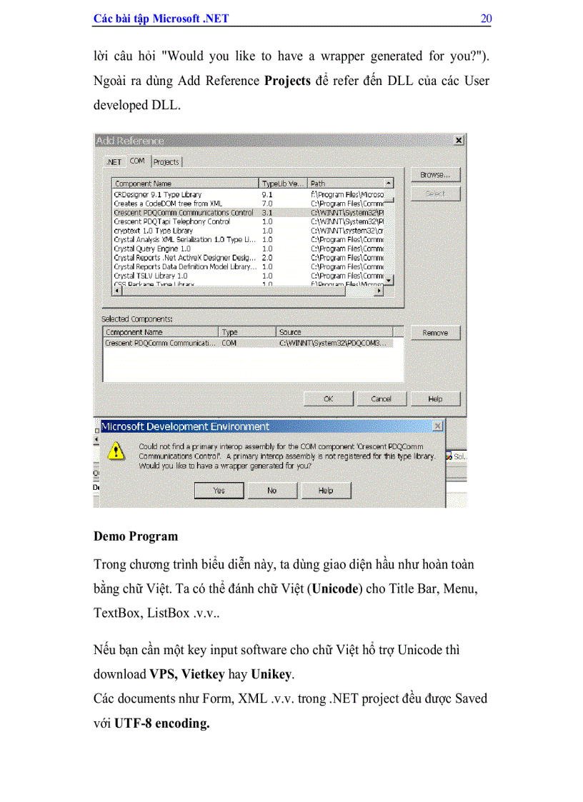 image for page Bài tập Visual Studio Net