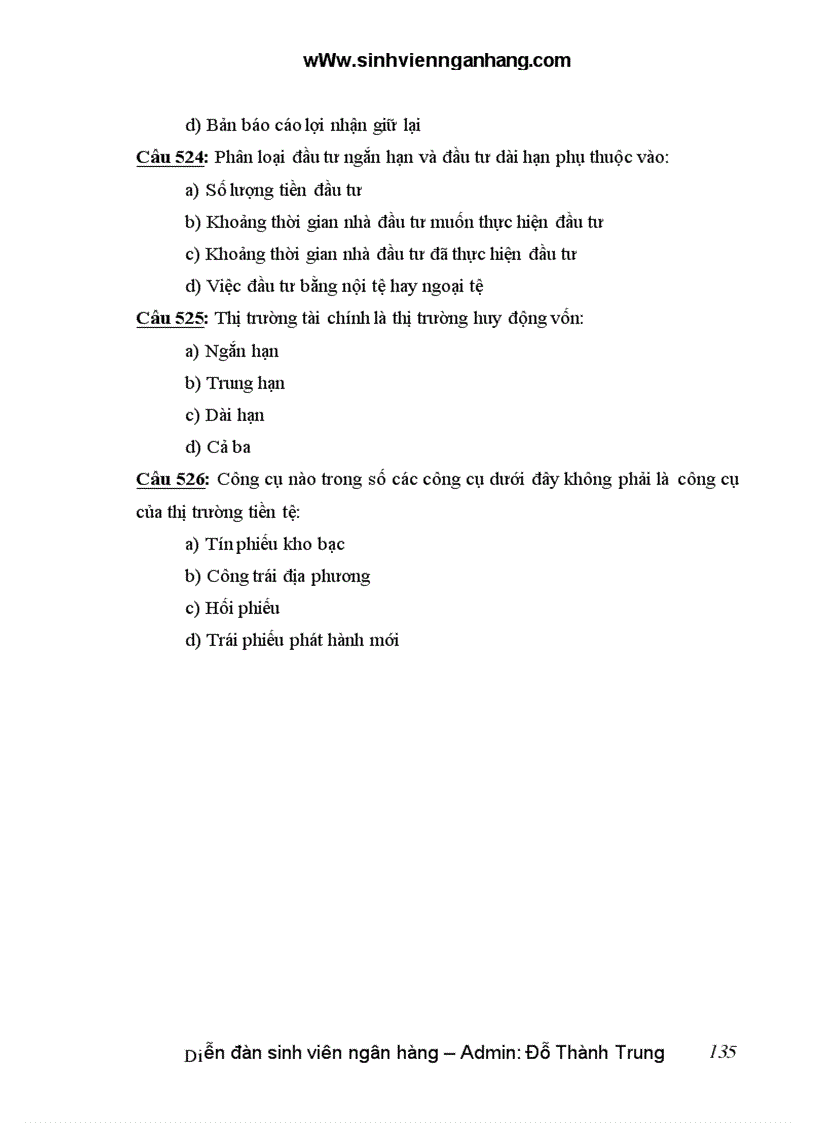 image for page 500 câu hỏi trắc nghiệm cơ bản về chứng khoán và thị trường chứng khoán 2