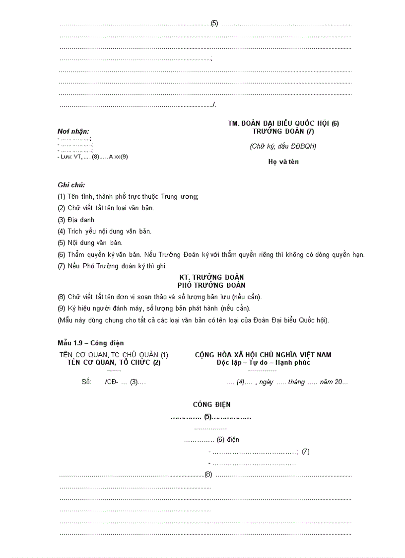 image for page Hướng dẫn thể thức và kỹ thuật trình bày văn bản hành chính