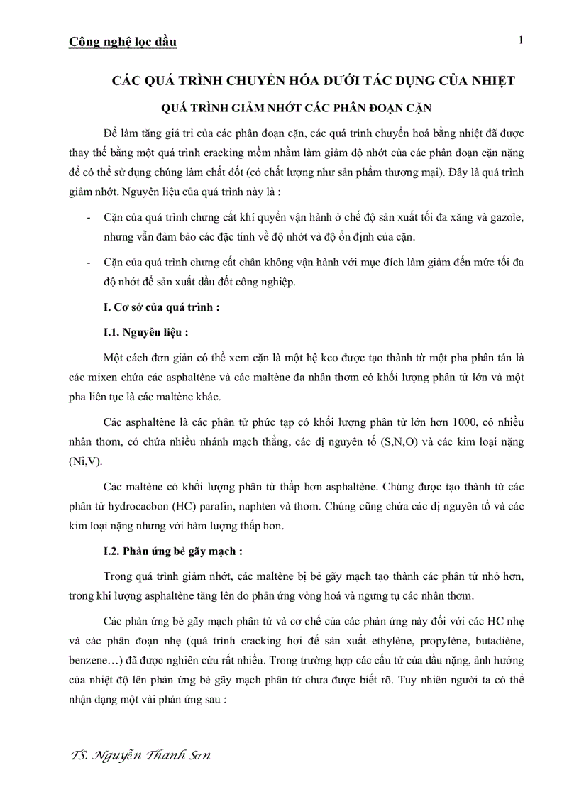 image for page Quá trình chuyển hóa dưới tác dụng của nhiệt