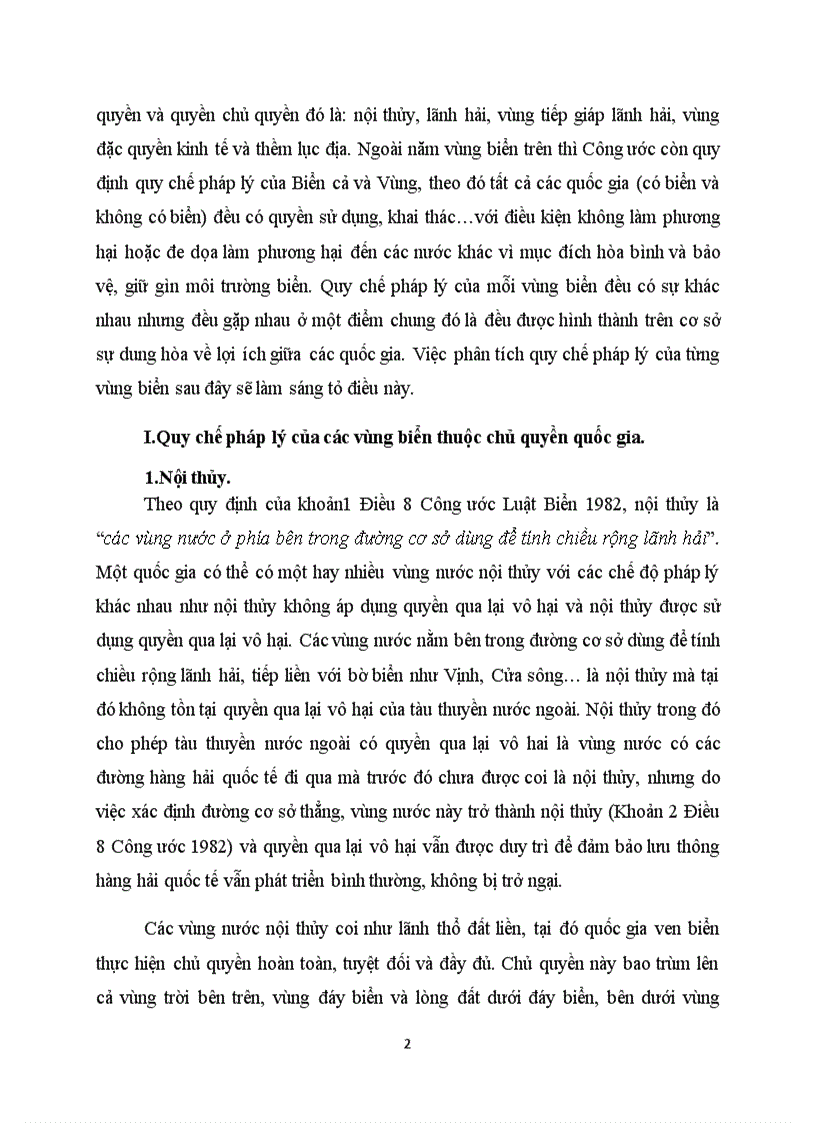 image for page Quy chế pháp lý các vùng biển theo Công ước Luật biển 1982